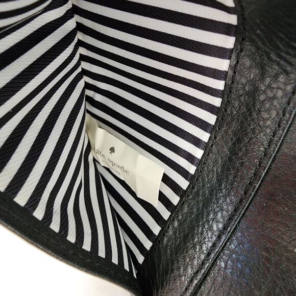 Kate Spade Large Bifold Black Slim Wallet - Picture 5 of 9